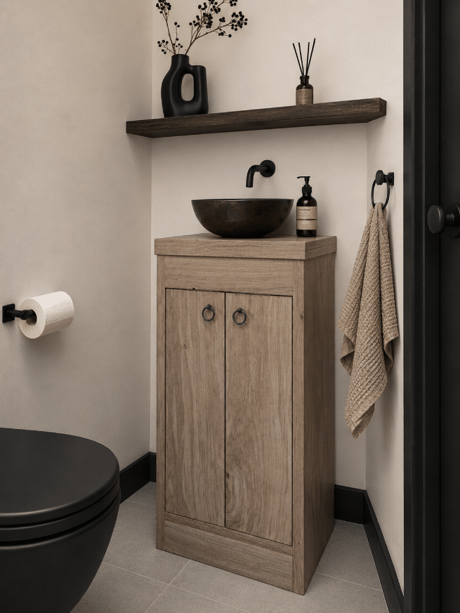 Eiken Toiletmeubel Mahesa Eiken Toiletmeubel Mahesa