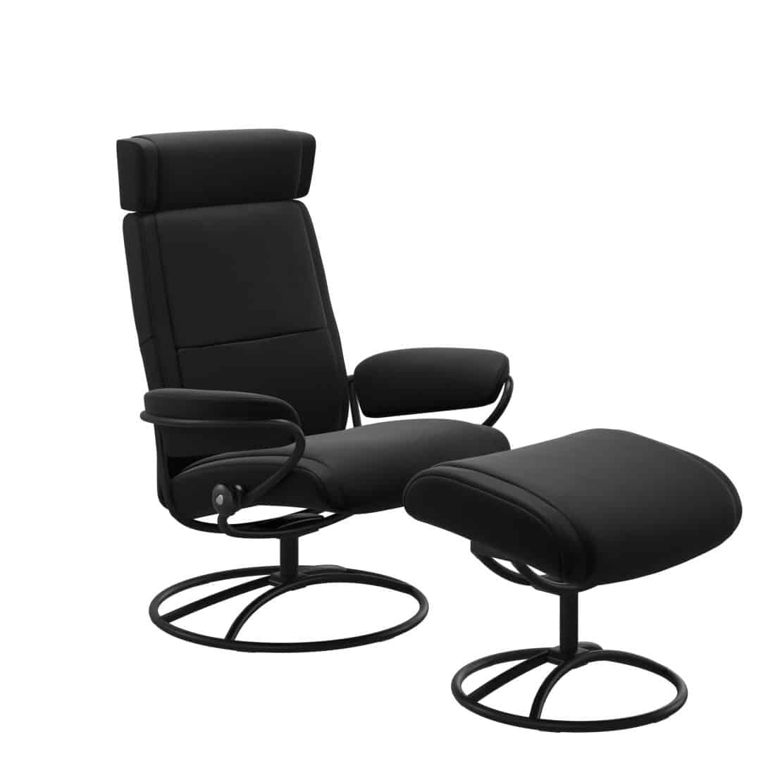 Stressless Paris Low Back Met Hoofdsteun M Inclusief Voetenbank Snel Leverbaar