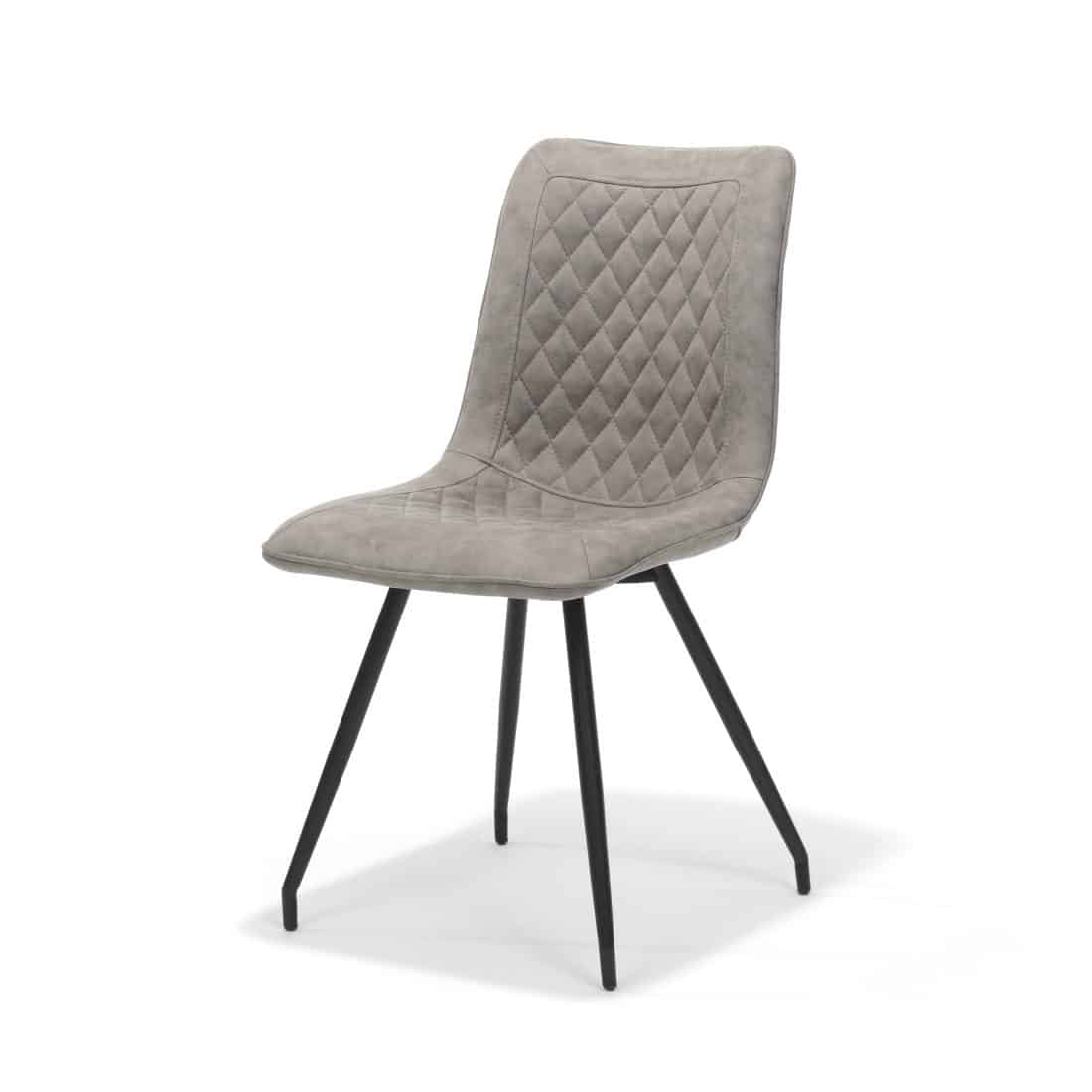 906stl33011881 Brescia Stoel Zwart Stof Soft Pebble