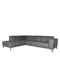 Label51 Hoekbank Trento 8211 Antraciet 8211 Microfiber 8211 Ottomane 2 5 Zits