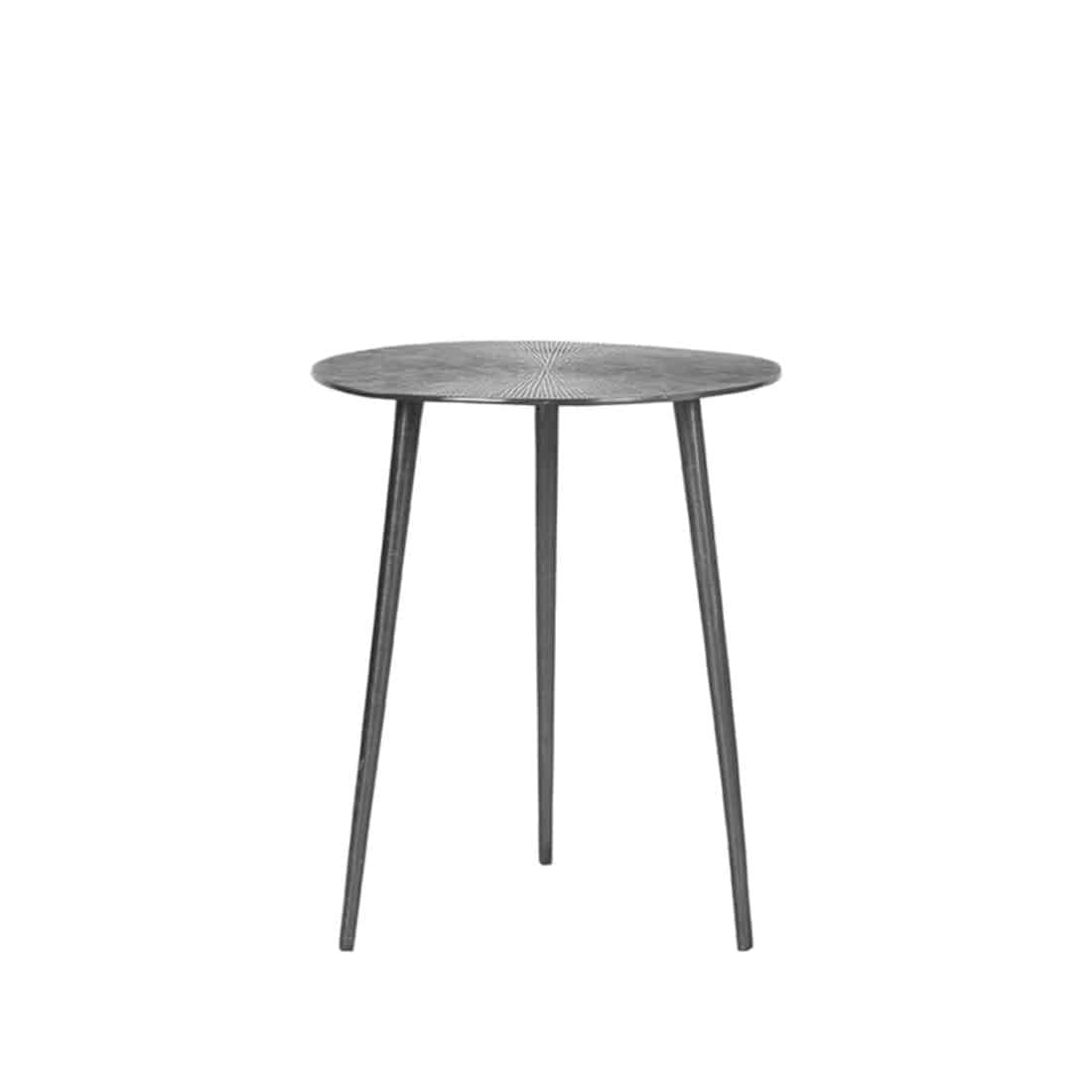 Bijzettafel Nobby Antiek Ash Metaal 40x40x50 Cm Voorkant