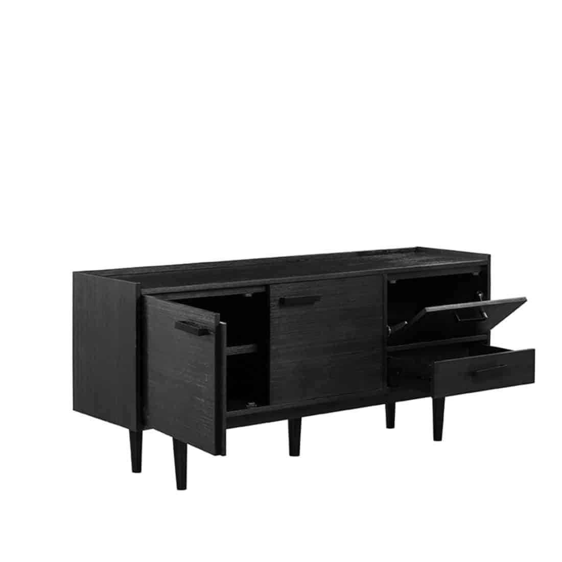 Label51 Dressoir Cali 8211 Zwart 8211 Acaciahout
