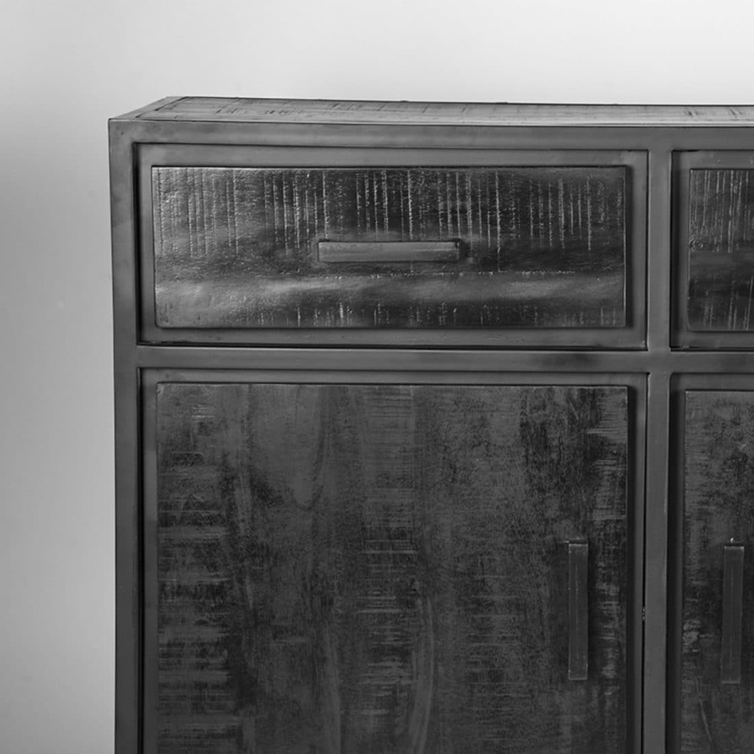 Label51 Dressoir Chili 8211 Zwart 8211 Mangohout