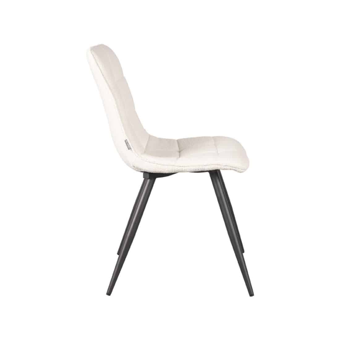 Label51 Eetkamerstoel Jelt 8211 Ivory 8211 Boucle