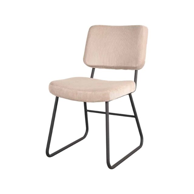 Eetkamerstoel Noah Naturel Ribcord 47x61x85 Cm Perspectief E1756492336552