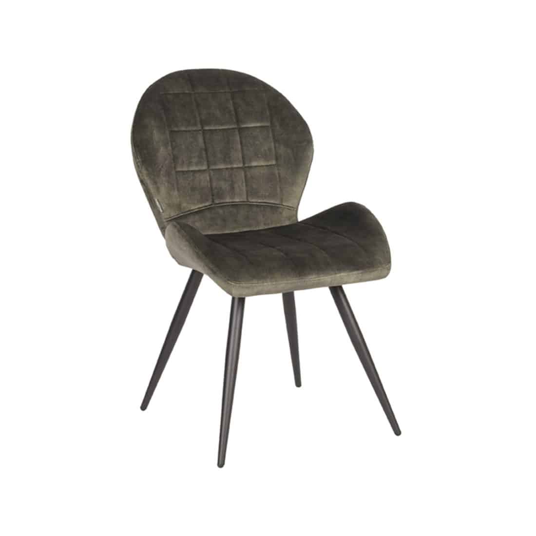 Eetkamerstoel Sil Hunter Velours 51x64x87 Cm Perspectief