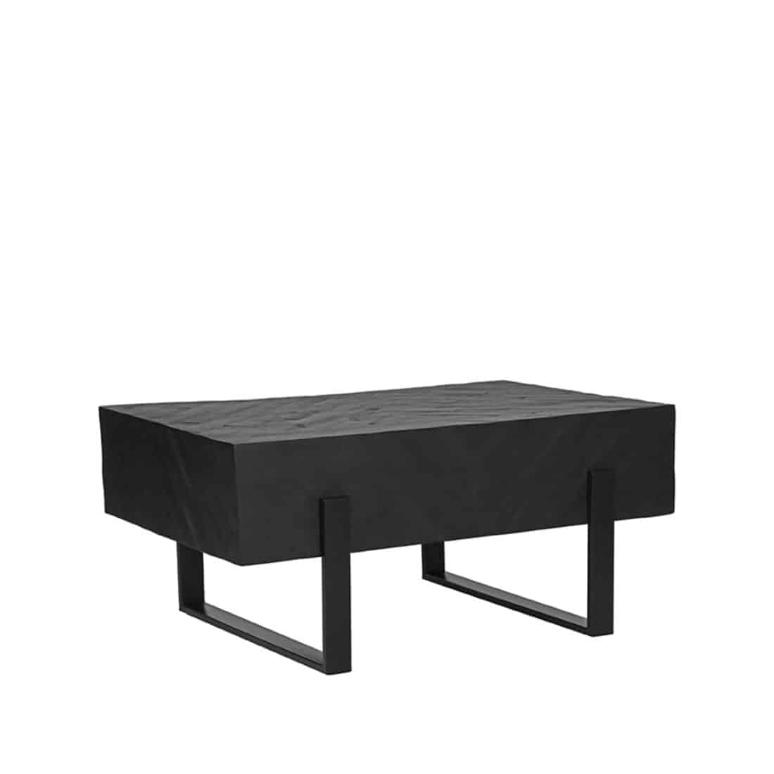 Salontafel Float Zwart Mangohout 90x60x40 Cm