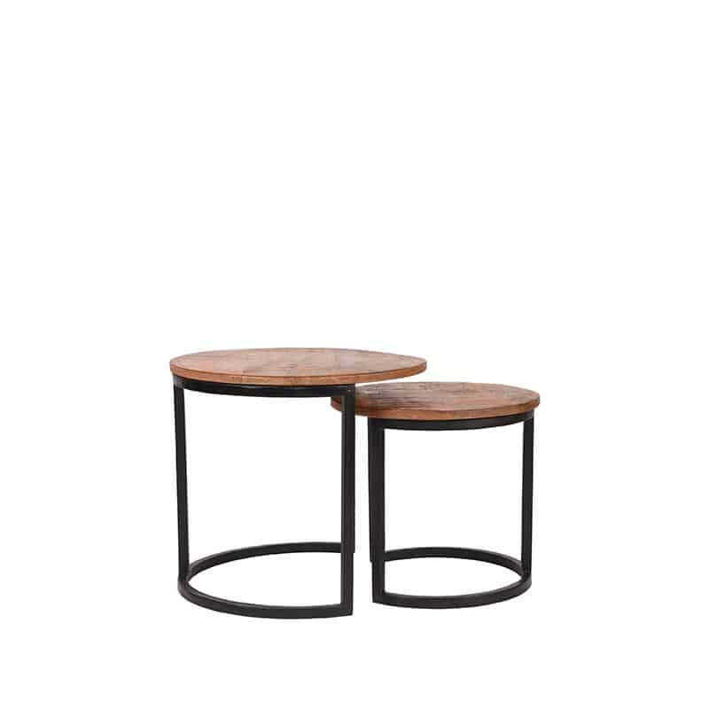 Label51 Salontafel Set Duo 8211 Rough 8211 Hout