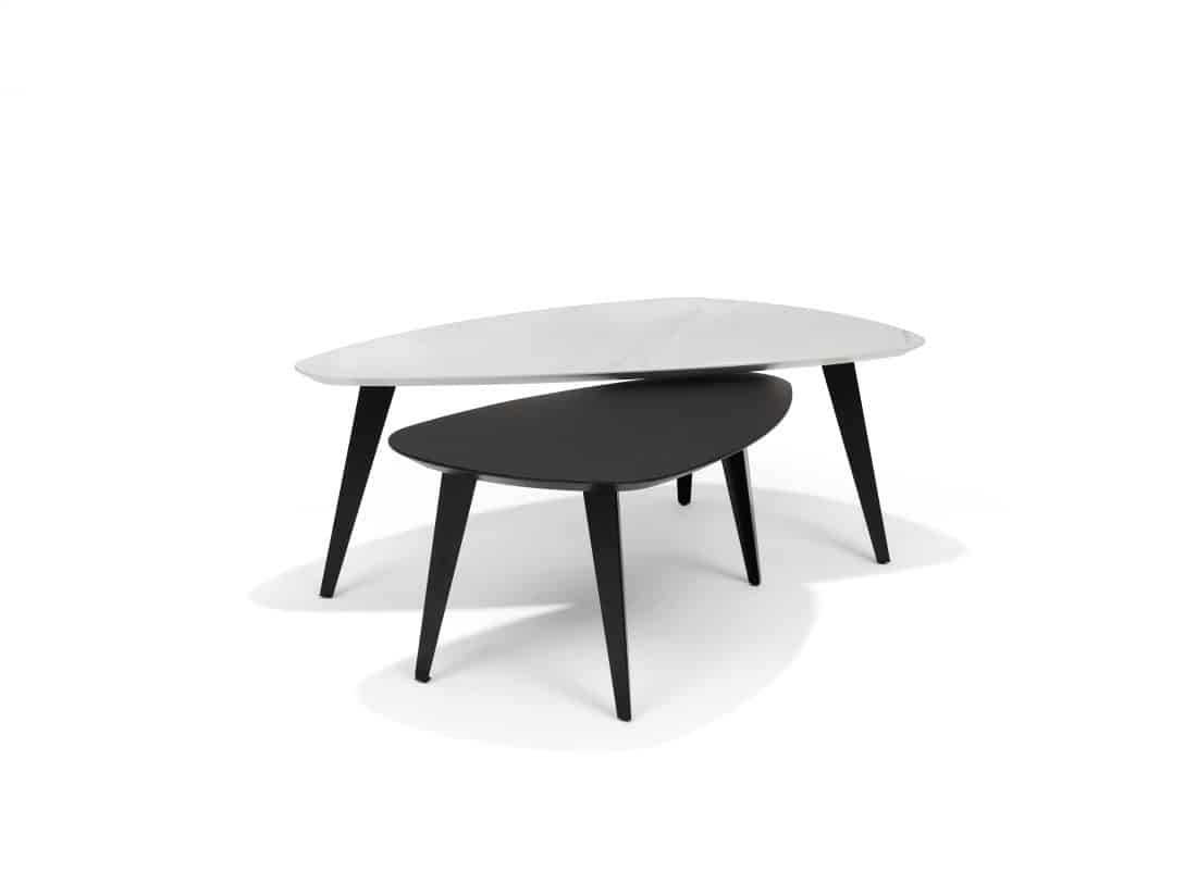 Salontafel Switch Dion 8211 130 215 70 Cm Niervorm Marmer 40h