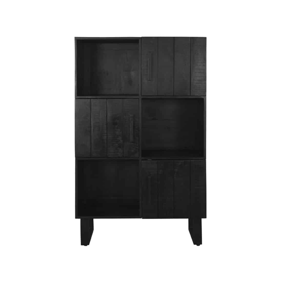 Label51 Bergkast Santos 8211 Zwart 8211 Mangohout