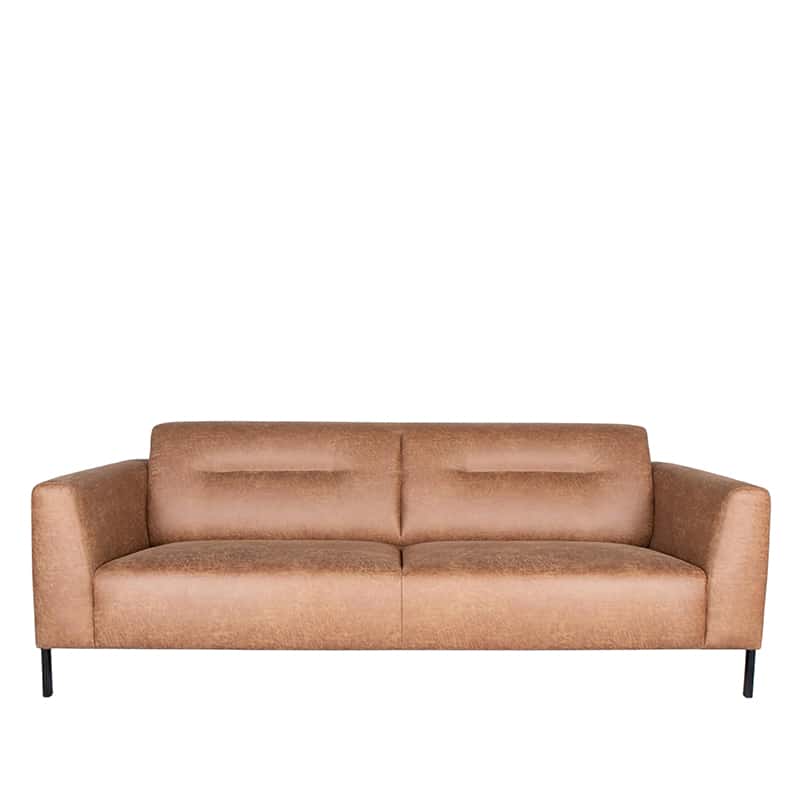 Label51 Bank Napoli 8211 Cognac 8211 Microfiber 8211 3 Zits