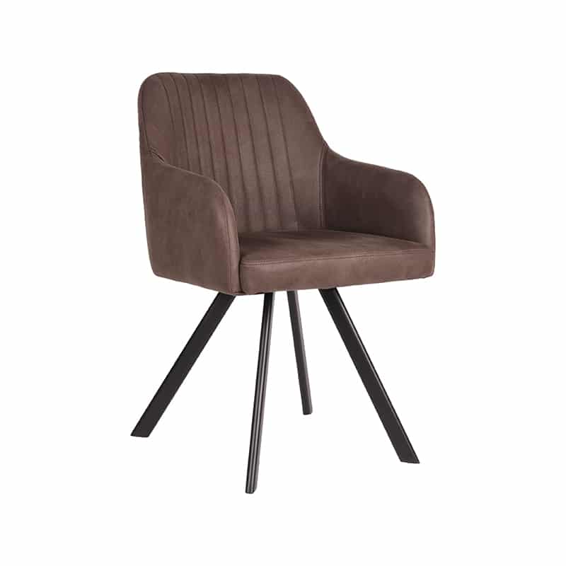Eetkamerstoel Floor Truffe Microvezel 55 5x60x84 Cm Perspectief
