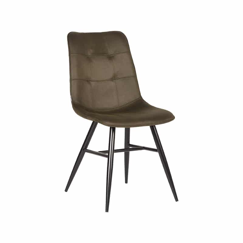 Label51 Eetkamerstoel Otis 8211 Army Green 8211 Stof