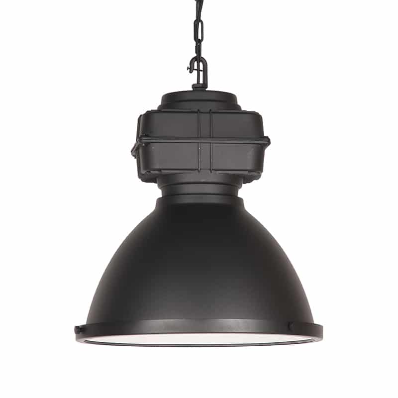 Hanglamp Essen Zwart Metaal 48x48x51 Voorkant 2