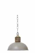 Hanglamp 40 215 34 Cm Avery Betonlook Wit Top Blank Hout Hanglamp 40 215 34 Cm Avery Betonlook Wit Top Blank Hout