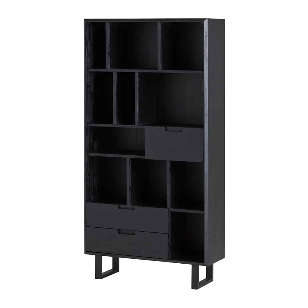 Boekenkast 8211 Met 3 Lades En Open Vakken