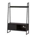 Tv Dressoir Met 1 Deur 2 Open Vakken En Een Glasplaat Tv Dressoir Met 1 Deur 2 Open Vakken En Een Glasplaat