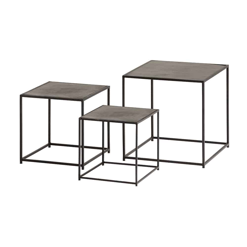 Bijzettafel Suzuka 8211 Set Van 3 8211 Blackish Bronze