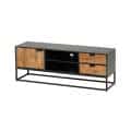 Tv Dressoir 140 Met 1 Deur 2 Lades En 2 Open Vakken Tv Dressoir 140 Met 1 Deur 2 Lades En 2 Open Vakken
