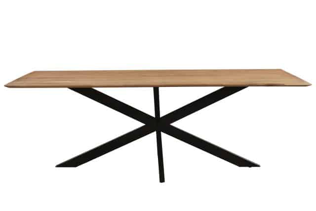 Eetkamertafel Oslo Spider Acasia 220 Cm