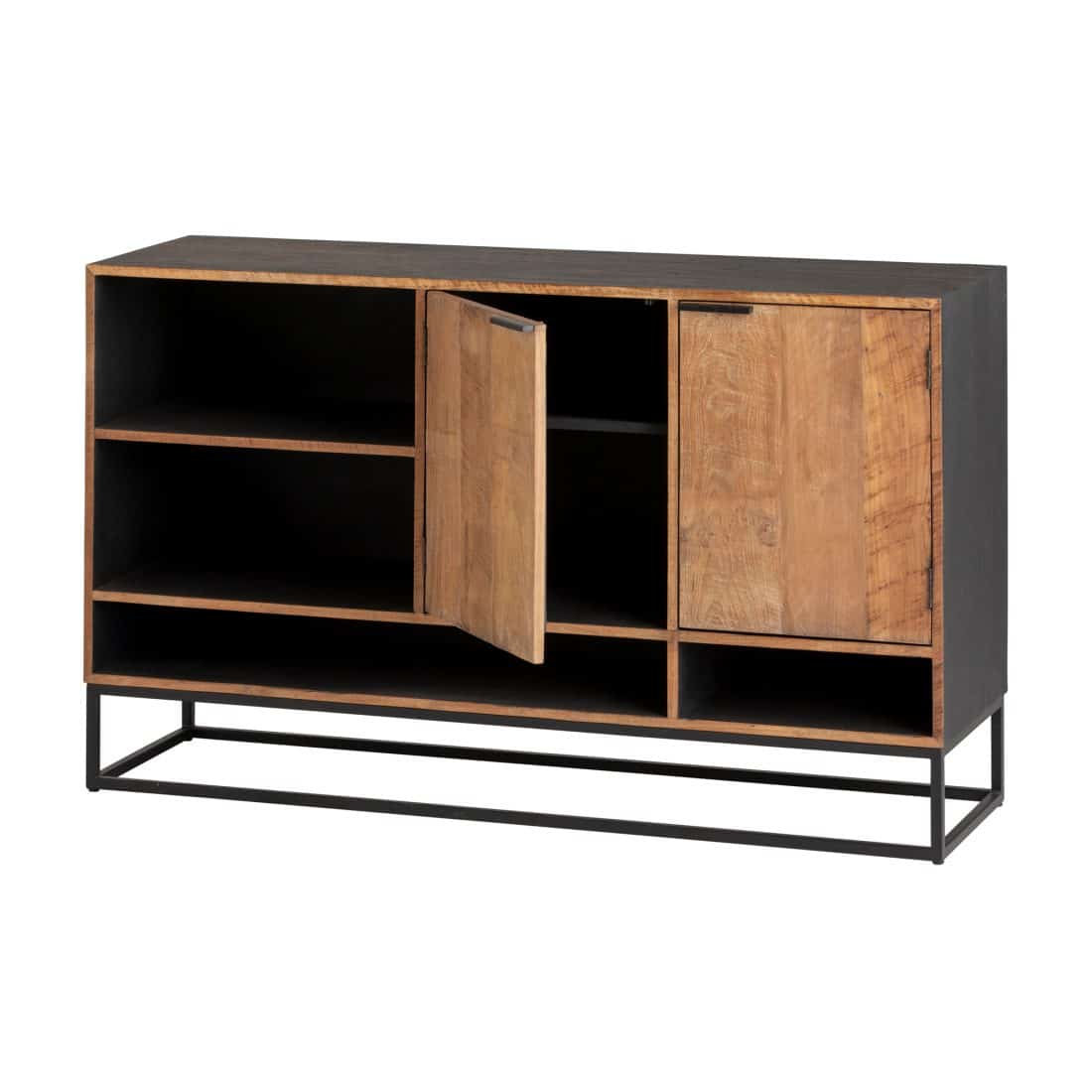 Dressoir 160 Met 2 Deuren En 4 Open Vakken