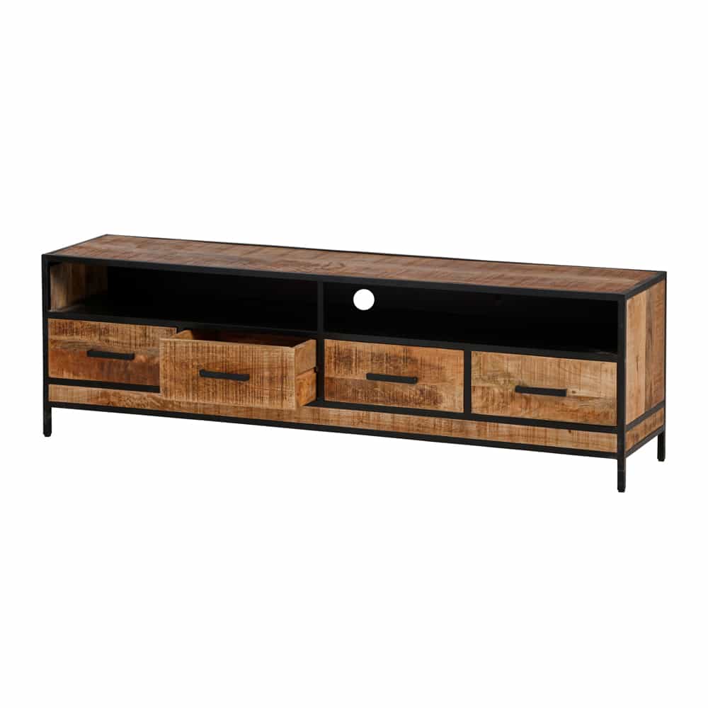 Tv Dressoir 180 Met 4 Lades En 1 Open Vak