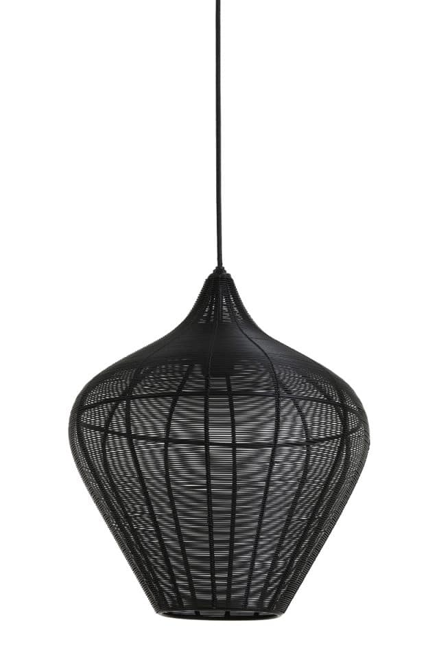 Hanglamp 36 215 40 Cm Alvaro Matt Black