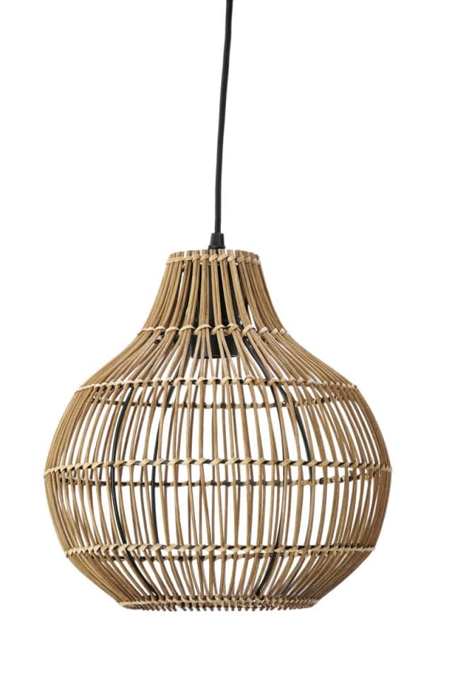 Hanglamp 30 215 31 5 Cm Pacino Rattan Dark Brown