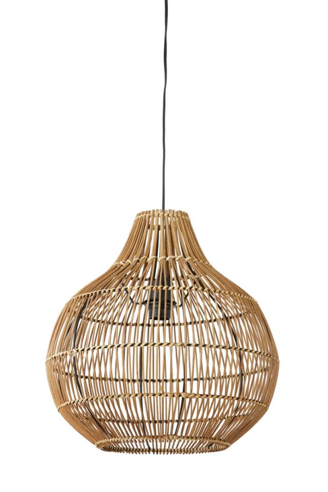 Hanglamp 40 215 41 5 Cm Pacino Rattan Dark Brown