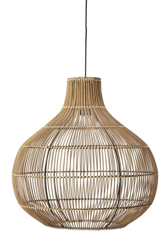 Hanglamp 50 215 51 5 Cm Pacino Rattan Dark Brown