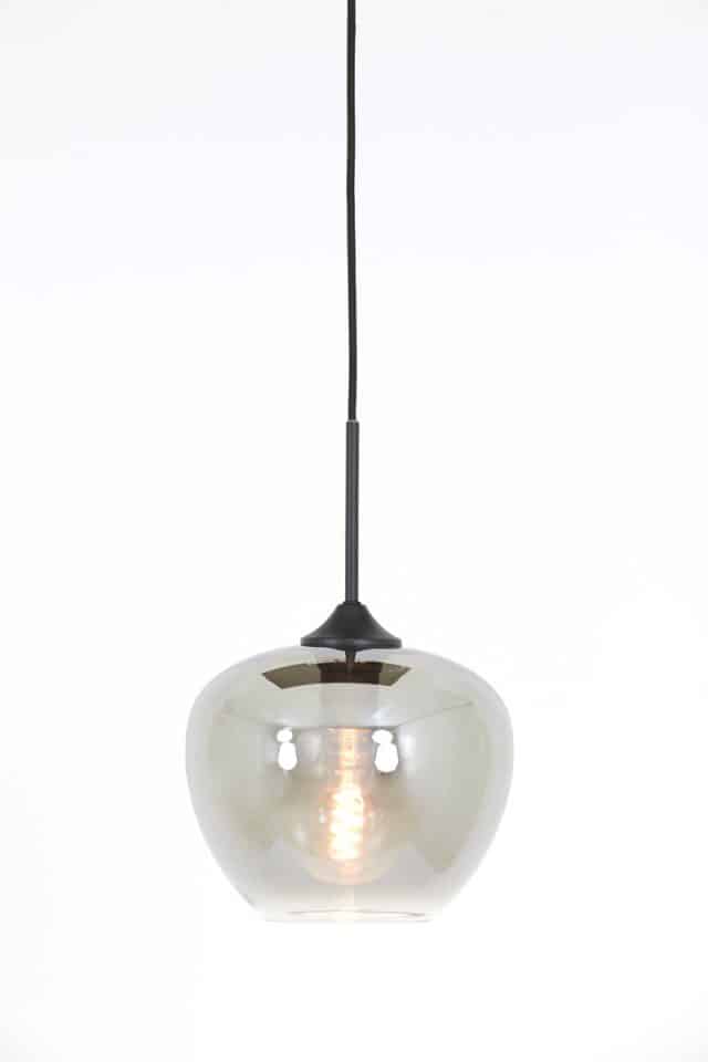 Hanging Lamp 23 215 18 Cm Mayson Smoked Glass Matt Black