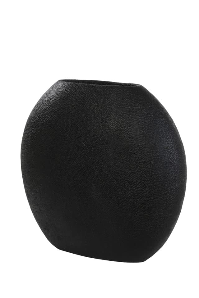 Vase Deco 49 5x20x45 Cm Rayskin Matt Black