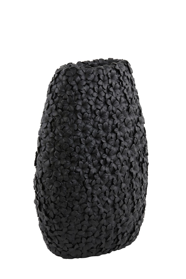 Vase Deco 38x23x50 Cm Aloha Black