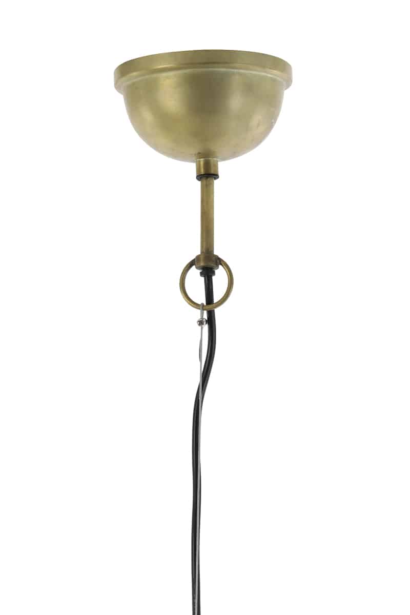 Hanging Lamp 45 215 43 Cm Gularo Wood Brown Bronze