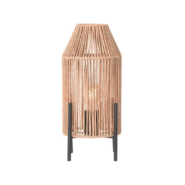 Label51 Tafellamp Ibiza 8211 Zwart 8211 Jute