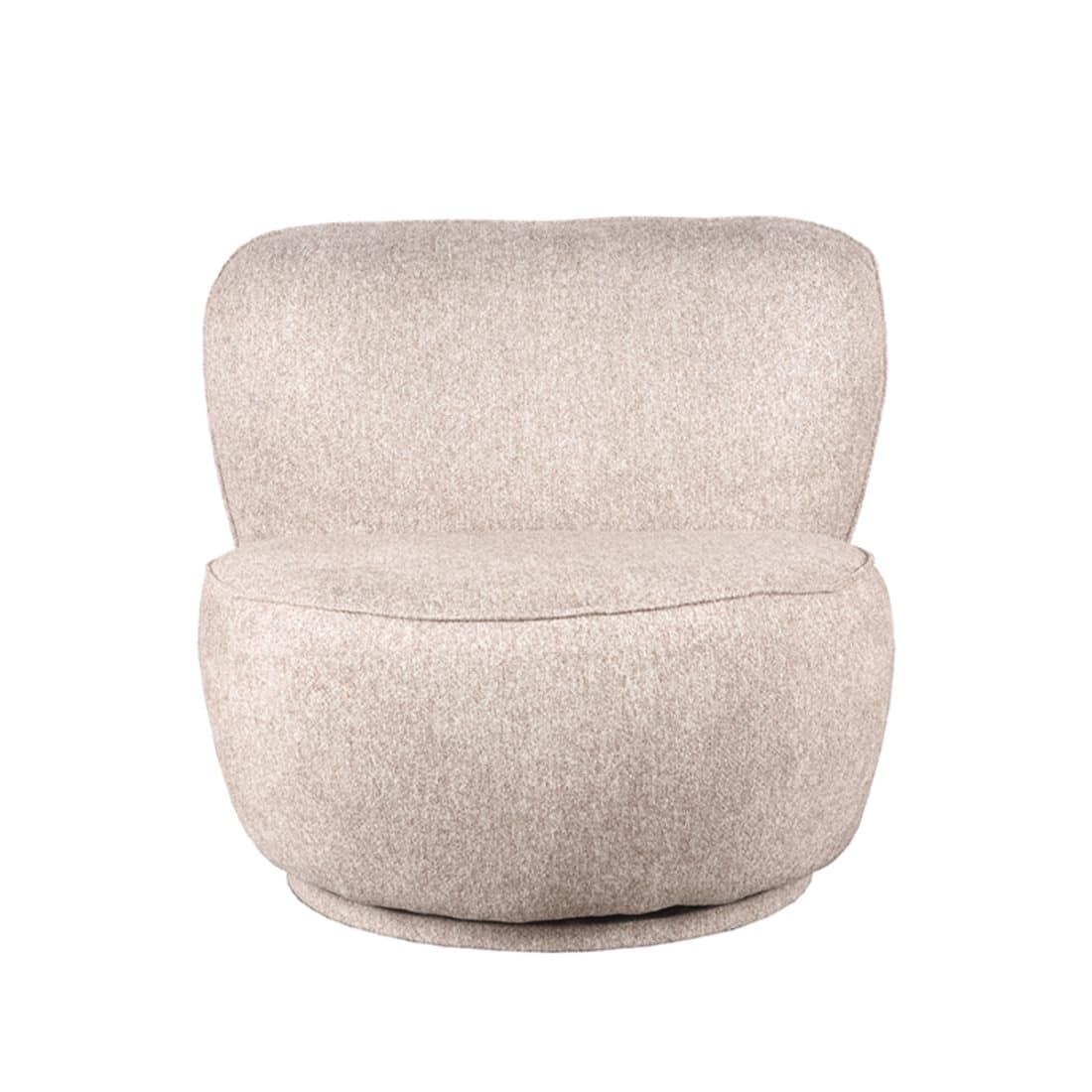 Label51 Fauteuil Bunny 8211 Taupe 8211 Boucle