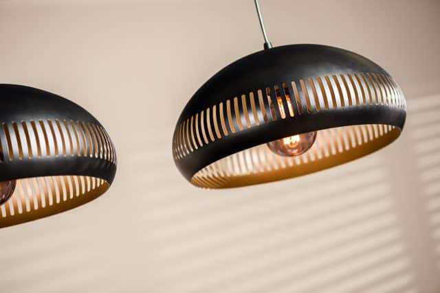Hanglamp 3 Lichts H340 Zwart
