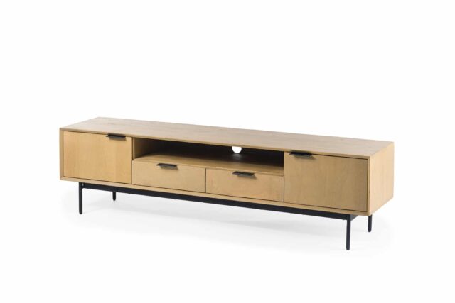 Tv Meubel 6438 8211 Acaciahout Naturel 8211 170 Cm 8211 B180 Naturel