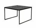 Bijzettafel 6031 - Zwart mangohout - Metaal - B340 zwart