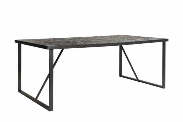 Eetkamertafel 8211 160x90cm 8211 B340 Zwart