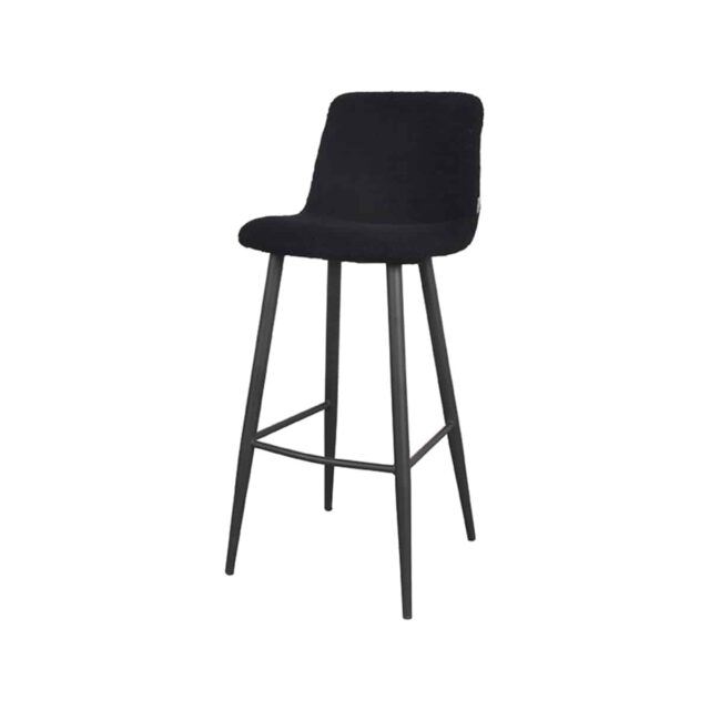 Barkruk Jep 8211 Zwart 8211 Teddy 8211 Zithoogte 78