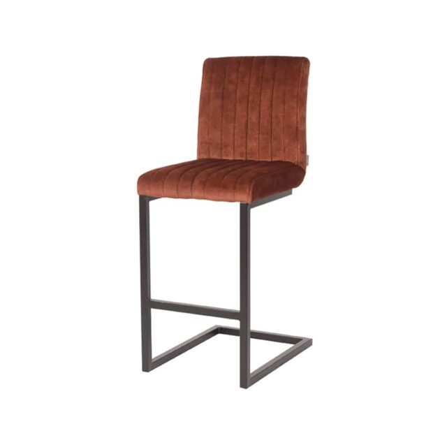 Barkruk Milo 8211 Rust 8211 Velours 8211 Zithoogte 65