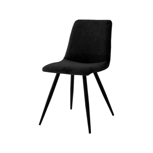 Eetkamerstoel Jep 8211 Zwart 8211 Teddy Bestelling Per 2 Stuks