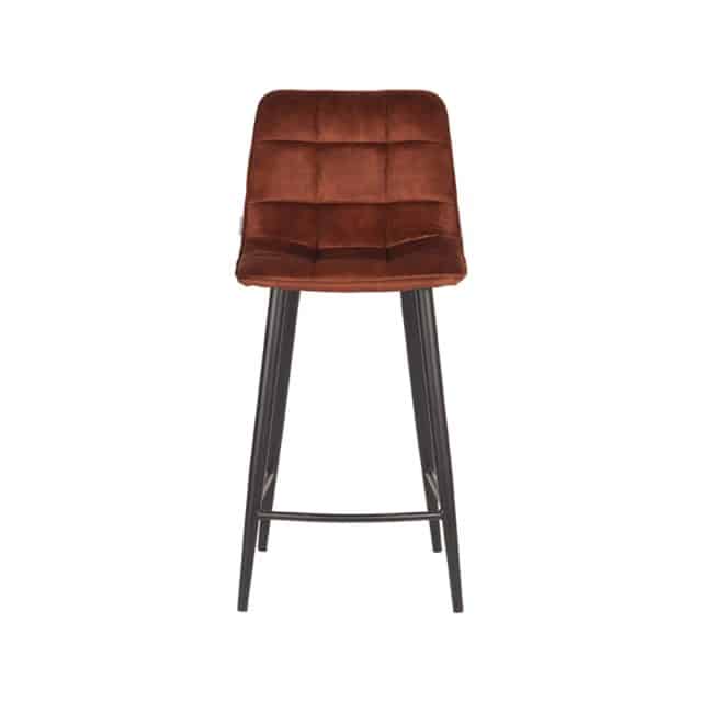 Label51 Barkruk Jelt 8211 Rust 8211 Velours 8211 Zithoogte 65