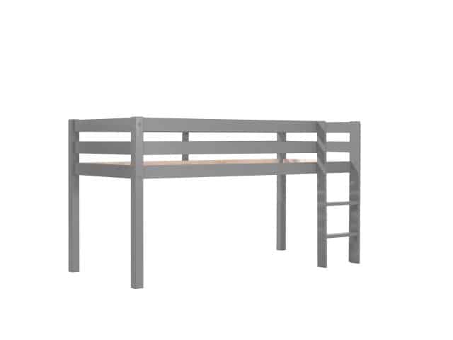 Deze Pino Combinatie Bestaat Uit Een Grijze Pino Hoogslaper Een Speelgordijn Princess En 3 Zakjes Princess