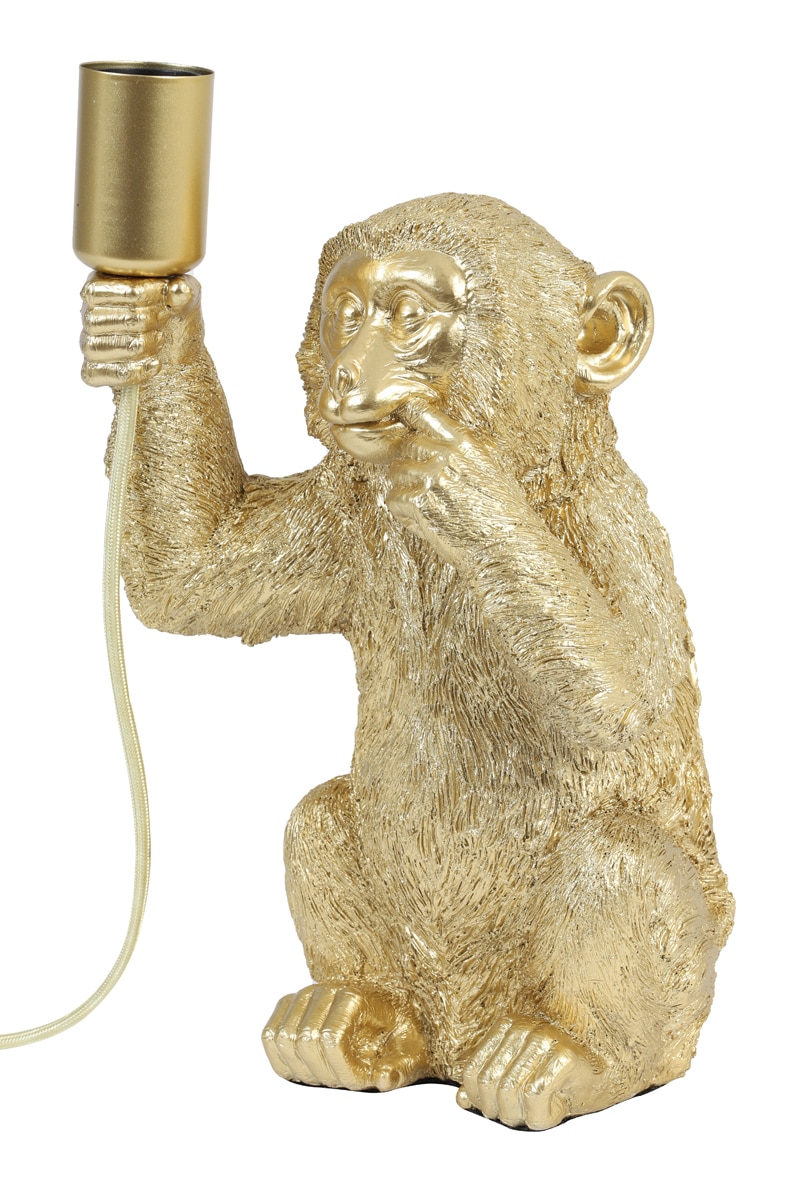 Table Lamp 20 215 19 5 215 34 Cm Monkey Gold