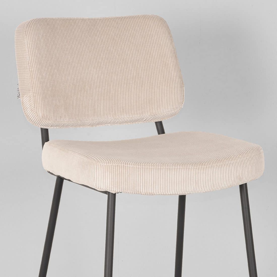 Label51 Barkruk Noah 8211 Naturel 8211 Ribcord 8211 Zithoogte 78