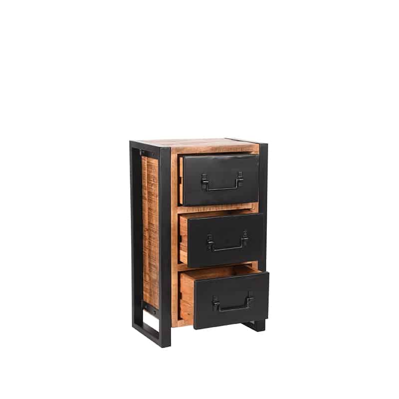 Label51 Ladekast Brussels 8211 Rough 8211 Mangohout 8211 75 Cm