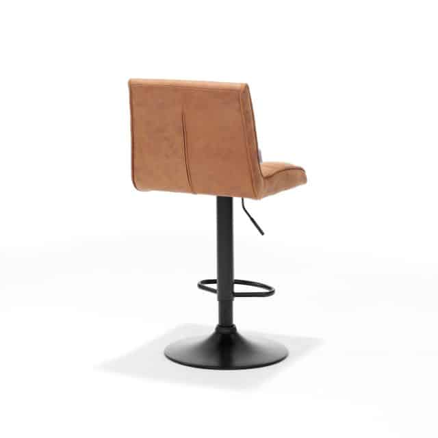 Barkruk Peter Zwart 8211 Stof Soft Cognac