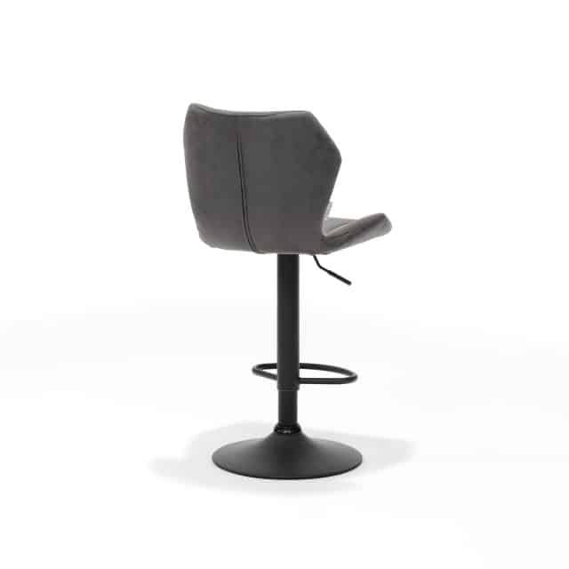 Barkruk Genua Zwart 8211 Stof Soft Antraciet